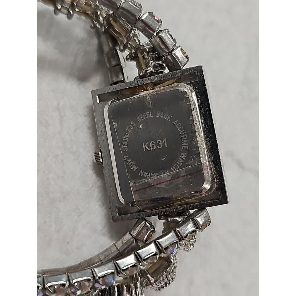 Vivani, Women's, Crystal Adorned, Bling Wristwatch, Untested Need Battery To Try